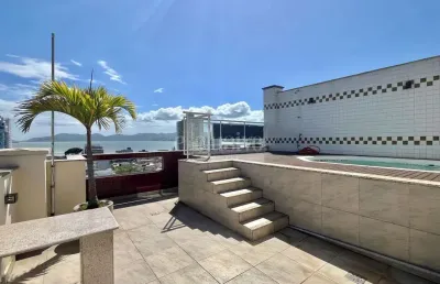 Cobertura com 4 quartos à venda na rua marechal câmara, 171, estreito, florianópolis por r$ 1.499.000