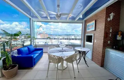 Cobertura com 3 quartos à venda na avenida patrício caldeira de andrade, 348, abraão, florianópolis por r$ 1.800.000