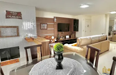 Apartamento para locação anual em bc - 1 suíte e 2 demi com piscina privativa
