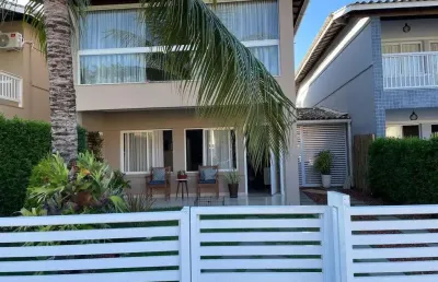 Casa com 3 suítes,  piscina privativa em cond. c/ infraestrutura - stella maris