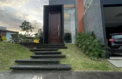 Casa de luxo alphaville litoral norte – 4 suítes, hidro, piscina e área gourmet