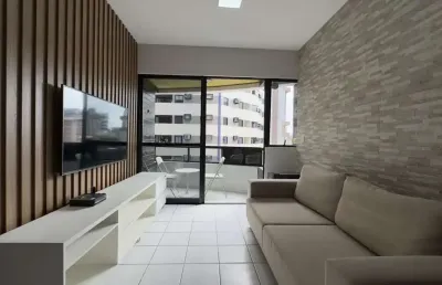 Ponta verde: apartamento mobiliado 3 quartos, 2 vagas – edf. vermont
