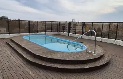 Apartamento com terraço para venda em pelotas, centro, 3 dormitórios, 1 suíte, 4 banheiros, 2 vagas