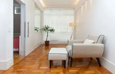 Apartamento para venda com 100 metros quadrados com 3 quartos em leme - rio de janeiro - rj