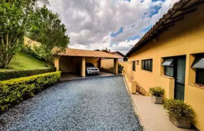 Casa em condomínio fechado com 4 quartos à venda na rua das hortências, 862, morro do chapéu, nova lima, 440 m2 por r$ 6.500.000