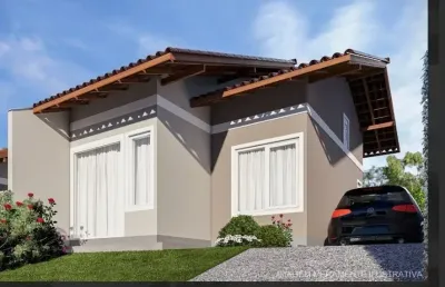 Casa com 2 dormitórios, amplo terreno bairro mulde em indaial