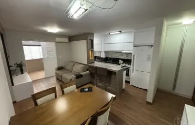 Apartamento mobiliado para locação - no bairro água verde.