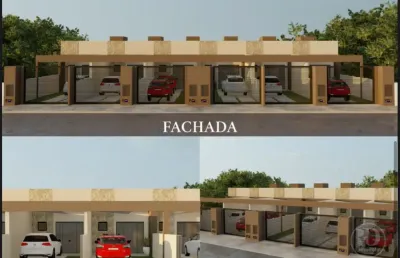 Vendo casa geminada em construção - no bairro figueira em gaspar