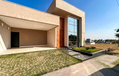 Casa em condomínio fechado com 3 quartos à venda na municipal doutor josé arroyo martins, 40, zona rural, bady bassitt por r$ 1.300.000