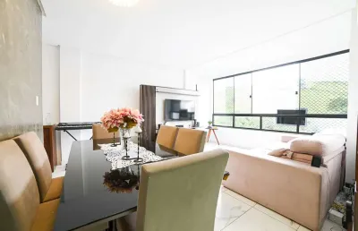 Cobertura duplex com 3 quartos e móveis planejados no recanto da mata