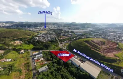 Terreno comercial plano e de grande porte à venda em benfica juiz de fora mg