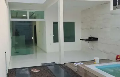 Casa no vilarejo de arembepe com piscina próximo da praia(cod: c.n)
