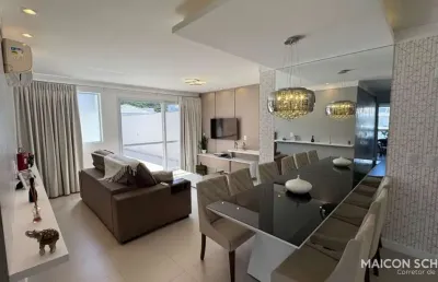 Cobertura com piscina, 3 dorm. sendo 1 suíte, mobiliada e decorada, praia dos ingleses, florianópolis/sc.