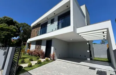 Casa com 3 suítes, mobiliada e decorada, jardim nova cachoeira, cachoeira do bom jesus, florianópolis/sc.
