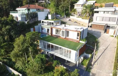 Casa 5 suítes vista mar em sambaqui - florianópolis/sc