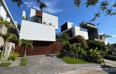 Casa 4 suítes no condomínio riviera com acesso para embarcação, cacupé, florianópolis/sc.