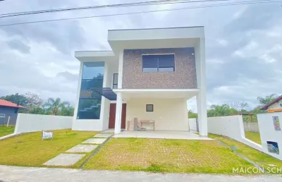 Casa de alto padrão com 3 suítes no condomínio vilaporé 2, canasvieiras- florianópolis/sc