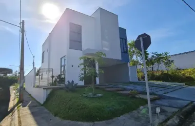 Baixou o preço! casa duplex  ponta negra de esquina 4 quartos no vivenda das marinas ponta negra