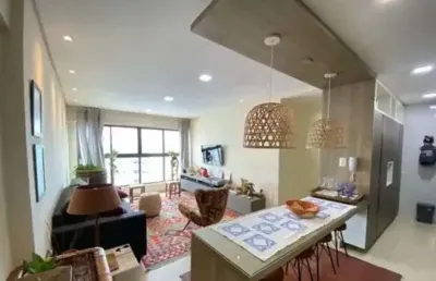 Apartamento mobiliado vista mar 2 quartos em jardim oceania - joão pessoa - pb