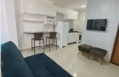 Apartamento mobiliado 31 metros quadrados com 1 quarto em tambaú - joão pessoa - pb