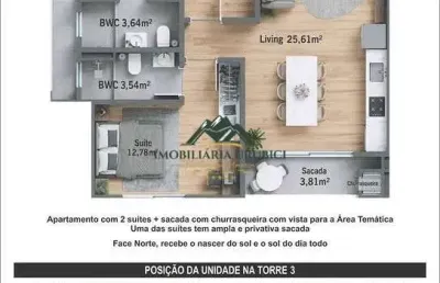 Apartamento com 2 quartos à venda no Centro, Urubici 