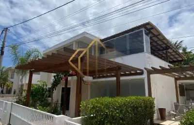 Casa em condomínio fechado com 4 quartos à venda no buraquinho, lauro de freitas  por r$ 990.000