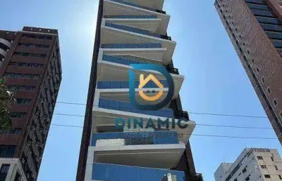 Apartamento com 3 dormitórios à venda, 203 m² por r$ 3.400.000,00 - meireles - fortaleza/ce