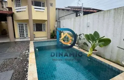 Casa com 4 dormitórios à venda, 185 m² por r$ 739.000,00 - cidade dos funcionários - fortaleza/ce