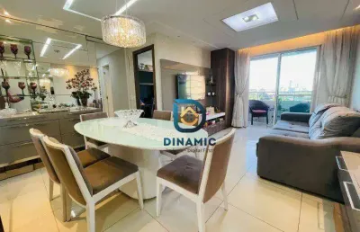 Apartamento com 3 dormitórios à venda, 90 m² por r$ 695.000,00 - parquelândia - fortaleza/ce