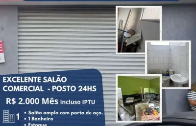 Sala comercial com 1 sala para alugar na Avenida Major Pinheiro Froes, Vila Maria de Maggi, Suzano