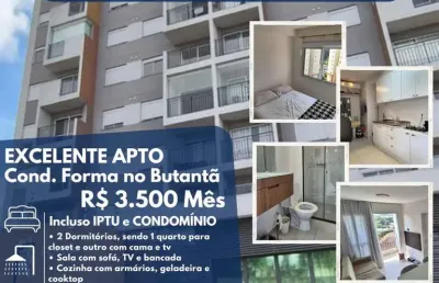 Apartamento com 2 quartos para alugar na Rua Valson Lopes, Vila Butantã, São Paulo