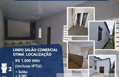 Ponto comercial com 2 salas para alugar na Rua Doutor Benedito da Silva, Jardim Leblon, Suzano