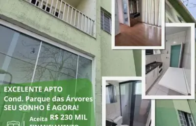Apartamento para venda em mogi das cruzes, vila nova aparecida, 2 dormitórios, 1 banheiro, 1 vaga