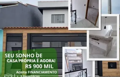 Casa para venda em suzano, jardim quaresmeira, 3 dormitórios, 2 banheiros, 1 vaga
