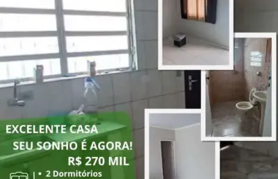 Casa para venda em suzano, vila amorim, 2 dormitórios, 1 banheiro, 1 vaga