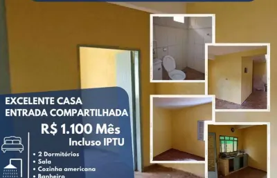 Casa com 2 quartos para alugar na Rua Thimoteo Umbriaco, Parque Maria Helena, Suzano