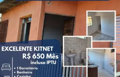 Kitnet para locação em suzano, vila amorim, 1 dormitório, 1 banheiro