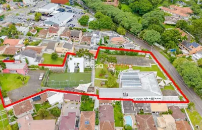 Terreno à venda na rua saldanha marinho, 3456, campina do siqueira, curitiba por r$ 33.000.000
