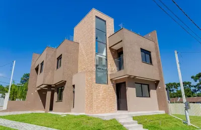 Casa em condomínio fechado com 3 quartos à venda na rua valdomiro rodrigues, 345, tatuquara, curitiba, 167 m2 por r$ 820.000