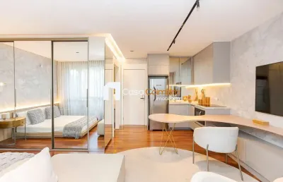 Apartamento com 1 quarto à venda na rua capitão souza franco, 336, bigorrilho, curitiba, 31 m2 por r$ 591.900