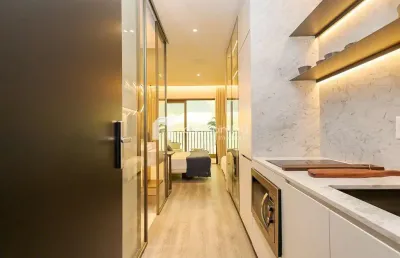 Kitnet / stúdio à venda na rua desembargador motta, 1550, batel, curitiba, 25 m2 por r$ 698.240