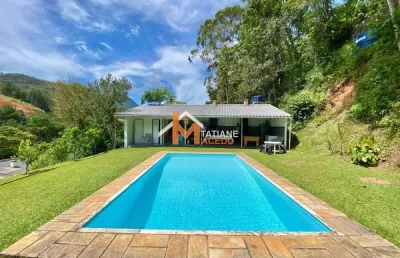 Casa com 4 quartos à venda na estrada doutor rogério de moura estevão, vale feliz, teresópolis, 337 m2 por r$ 2.200.000