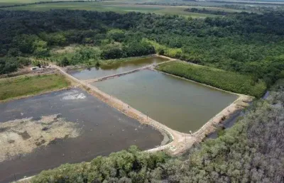 Fazenda com 47 hectares em canguaretama com 8 viveiros de camarão