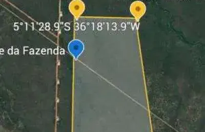 Fazenda com 395 hectares na região de guamaré com uma localização perfeita