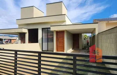 Casa geminada nova 72m² com excelente acabamento – areias, paulo lopes/sc