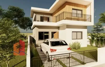 Casa nova em fase final de construção de 112,97 m² em areias de palhocinha - garopaba /sc