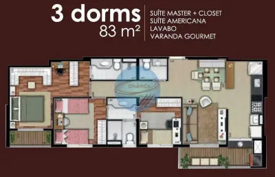 Bellini seu apartamento c 83m² a melhor vista de alphaville!