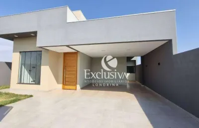 Casa com 3 quartos à venda, 146 m² - residencial belmonte - rolândia/pr