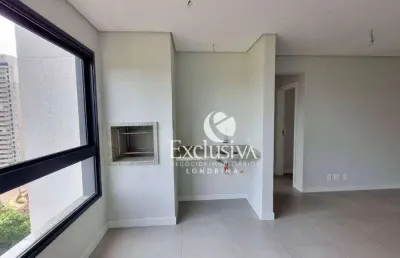Apartamento com 2 quartos  à venda, 89 m² - gleba fazenda palhano - londrina/pr