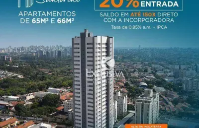 Apartamento com 3 quartos à venda, 65 m² - alto da inglaterra - londrina/pr
